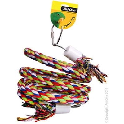 Avi One 40cm Rope Twister with Bell - Fun Interactive Cat Toy for Playtime & Exercise - Perfect for Indoor Cats & Kittens