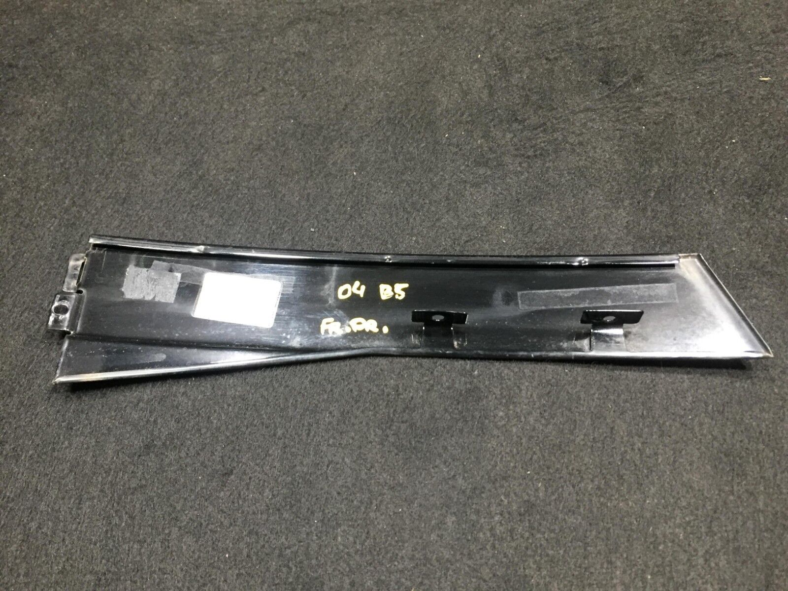 Original VW Passat Sedan Front Left Driver Exterior Door Pillar B Trim OEM D23 Replacement Part - Perfect for 2002-2005 VW Passat Models | Car Door Trim Repair & Auto Body Restoration