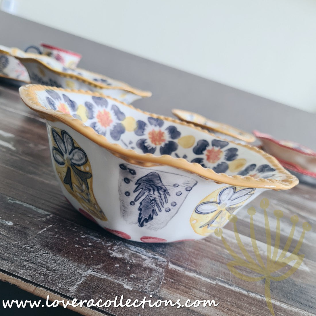 Afrocentric Yellow Dinnerware & Serveware Set - Modern African-Inspired Plates, Bowls & Serving Dishes for Stylish Dining & Entertaining