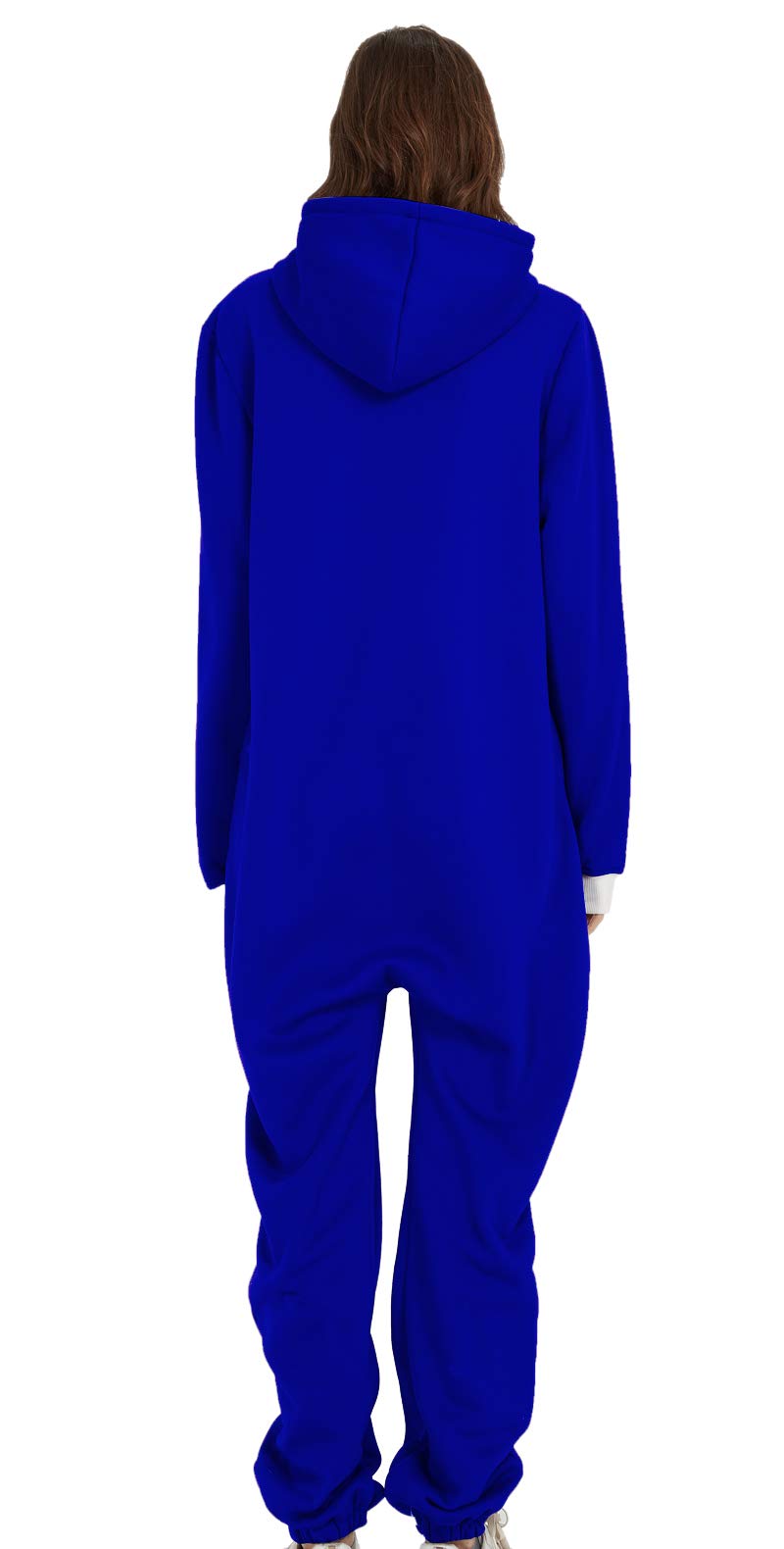 Unisex Adult Hooded Jumpsuit Pajama & Sportswear Onesie - Comfortable All-in-One Outfit for Women & Men | Perfect for Lounging, Sleepwear & Casual Wear