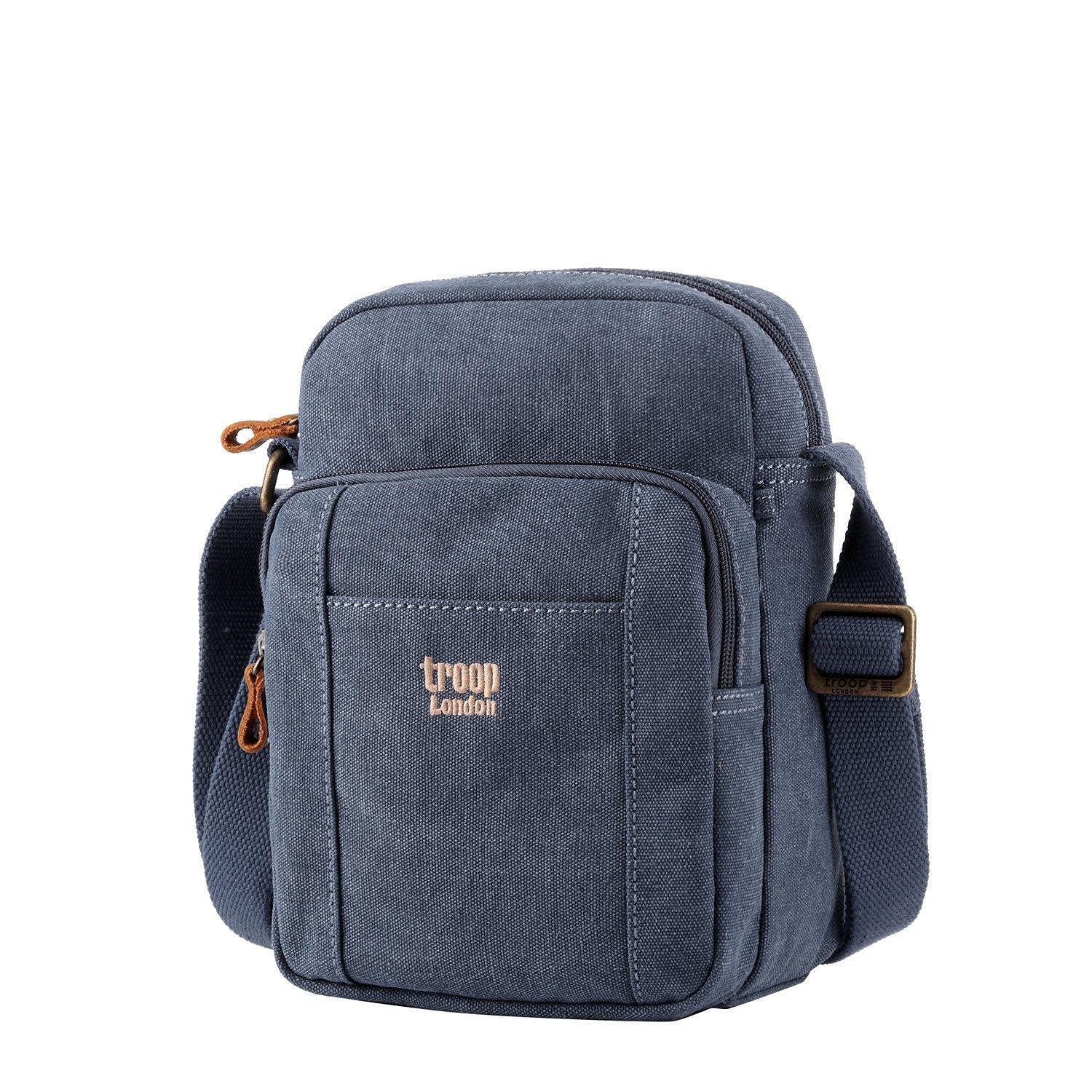 Troop London TRP0370 Crossbody Bag - Stylish & Lightweight for Travel & Daily Use