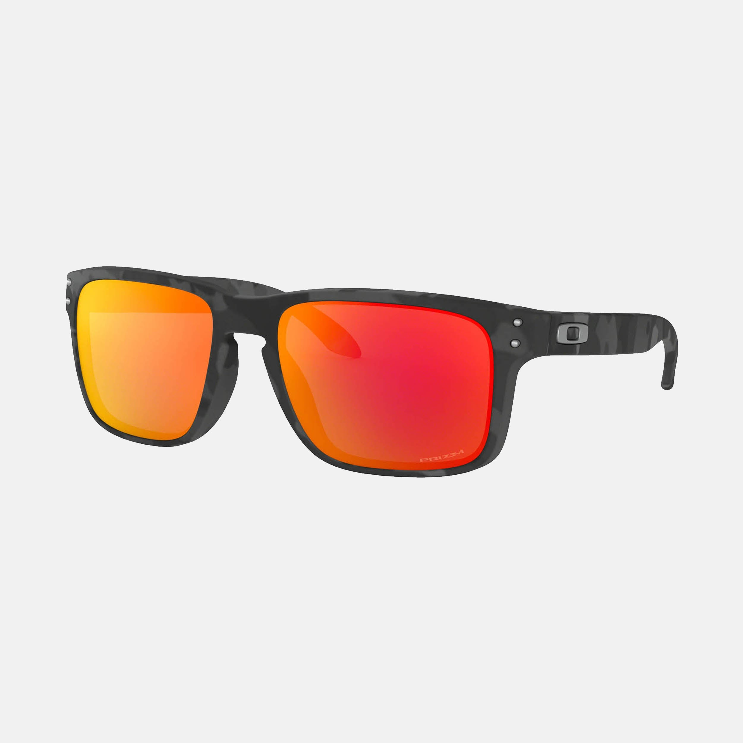Oakley Holbrook Black Camo Sunglasses with Prizm Ruby Lenses - Stylish UV Protection for Outdoor Sports & Driving