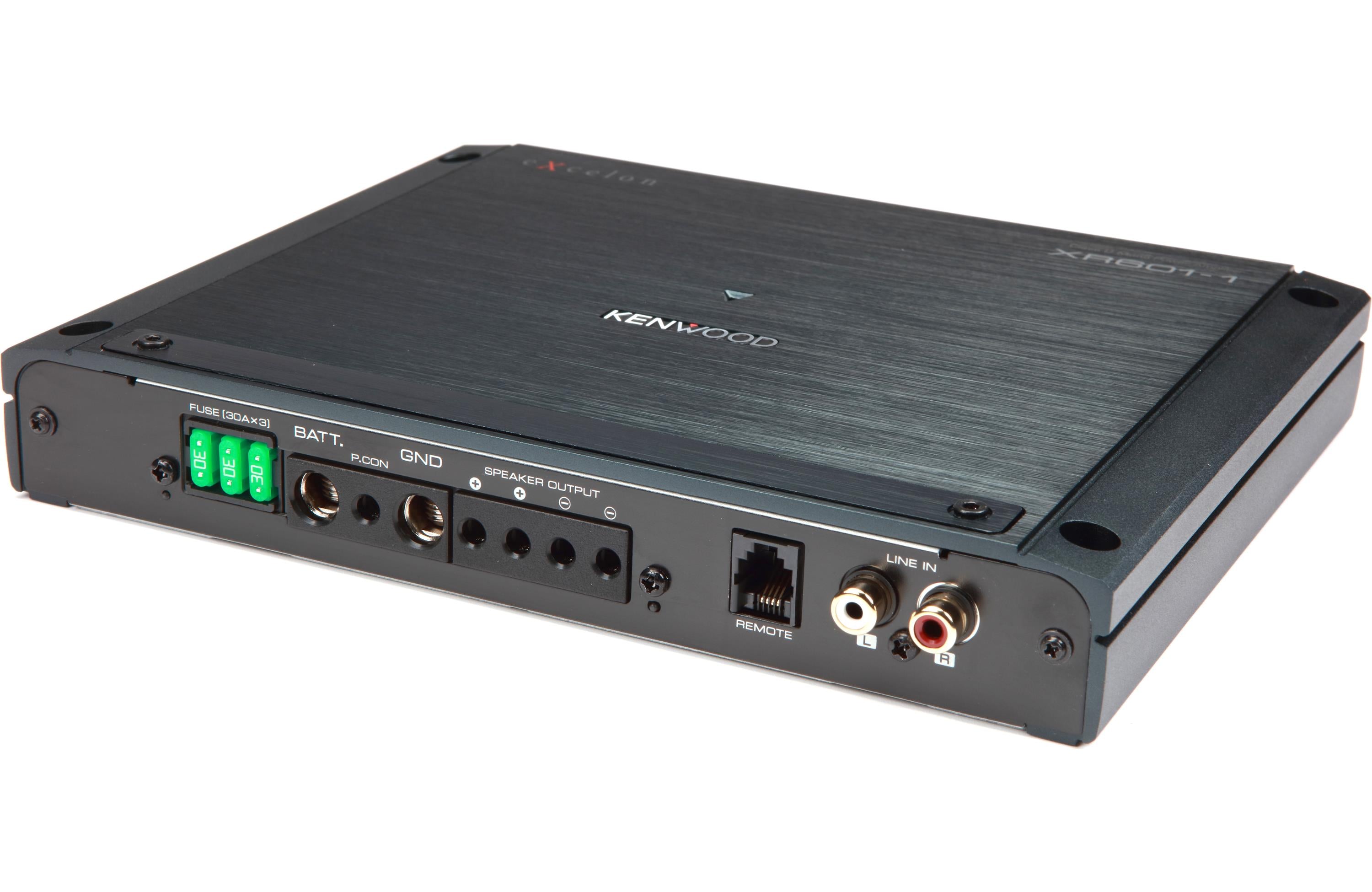 Kenwood Excelon XR601-1 XR Series 1000W Class D Mono Car Amplifier - High Power Bass Boost for Subwoofers | Perfect for Car Audio Systems & Truck Sound Upgrades