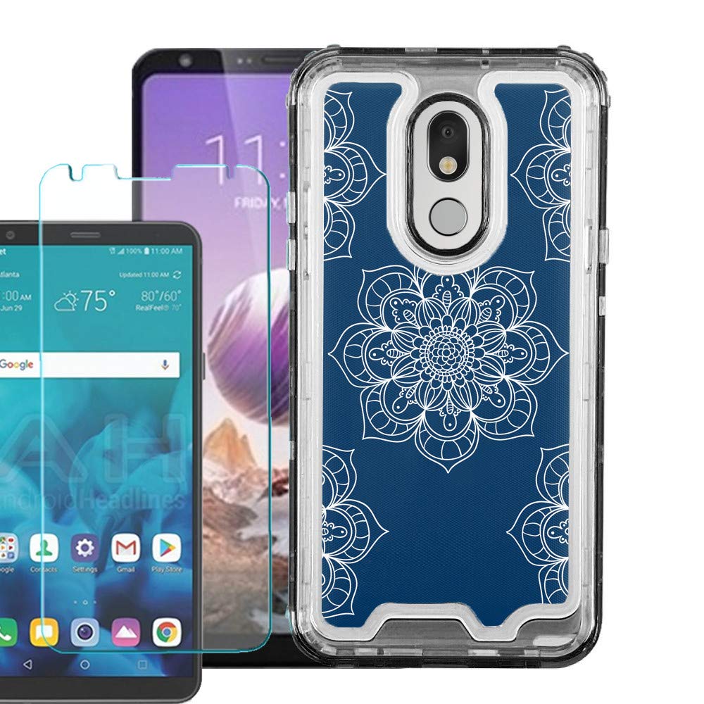 LG Stylo 5 Case with Screen Protector - Hybrid Shockproof Cover for Daily Protection