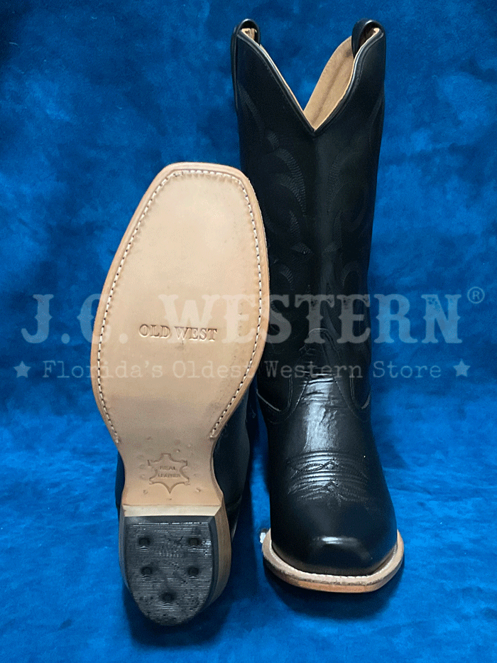Old West 18136 Women's Square Toe Western Boots - Black Cowgirl Boots for Country Dancing & Rodeo Events