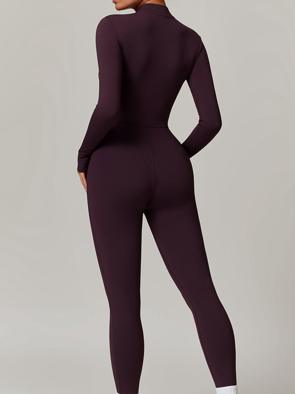 ZASUWA Women's Quick Dry Zipper Jumpsuit - Lightweight Comfortable Romper for Outdoor Activities, Travel & Casual Wear