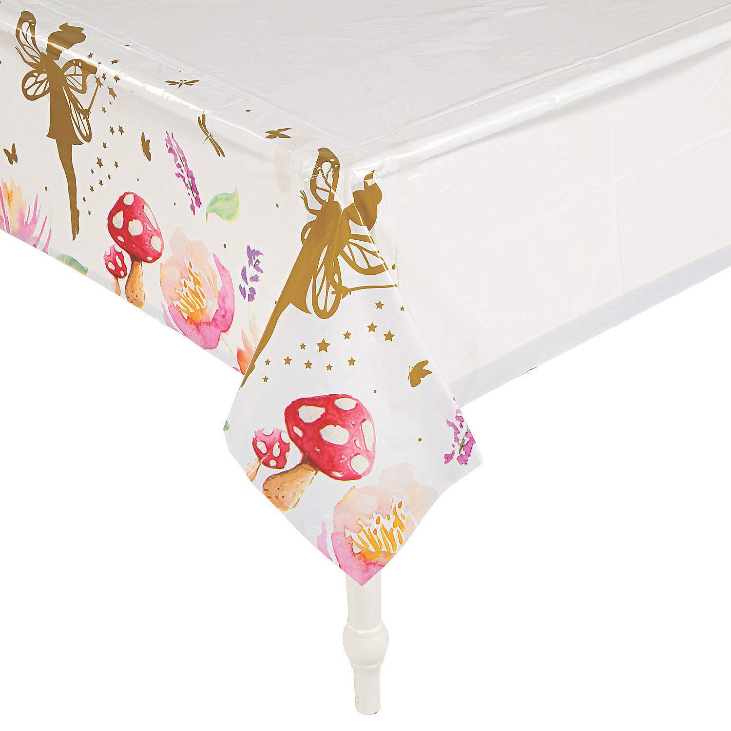 Fairy Table Cover - 1PC Elegant Party Tablecloth for Birthday, Wedding & Holiday Decorations - Perfect for Indoor & Outdoor Celebrations
