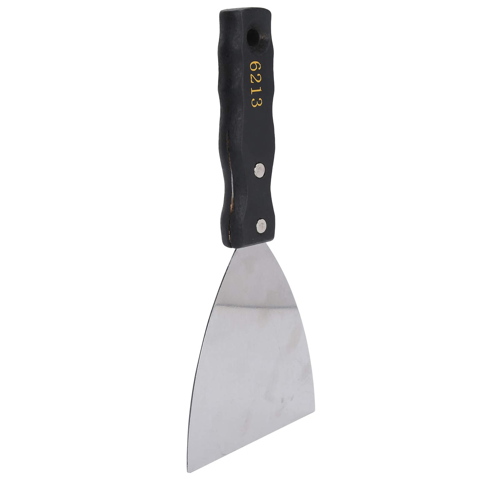 Large Wooden Handle Putty Spatula - Flexible Metal Scraper for Oil Painting, Acrylic Mixing, and Art Supplies (6213) - Perfect for DIY Home Repairs, Canvas Art, and Professional Painting Projects