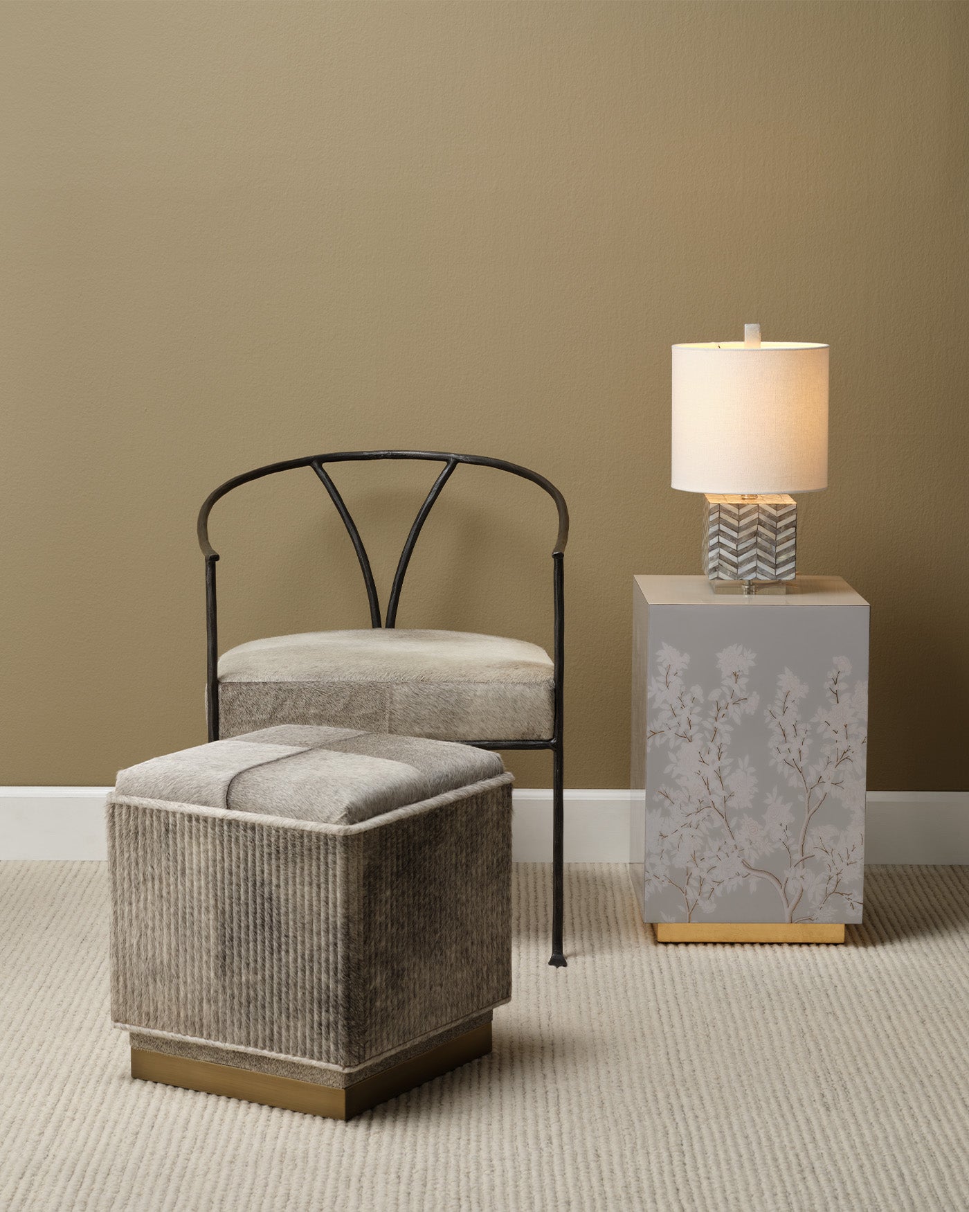 Easton Ottoman Grey - Modern Storage Ottoman with Removable Cushion Top - Perfect for Living Room, Bedroom, or Home Office