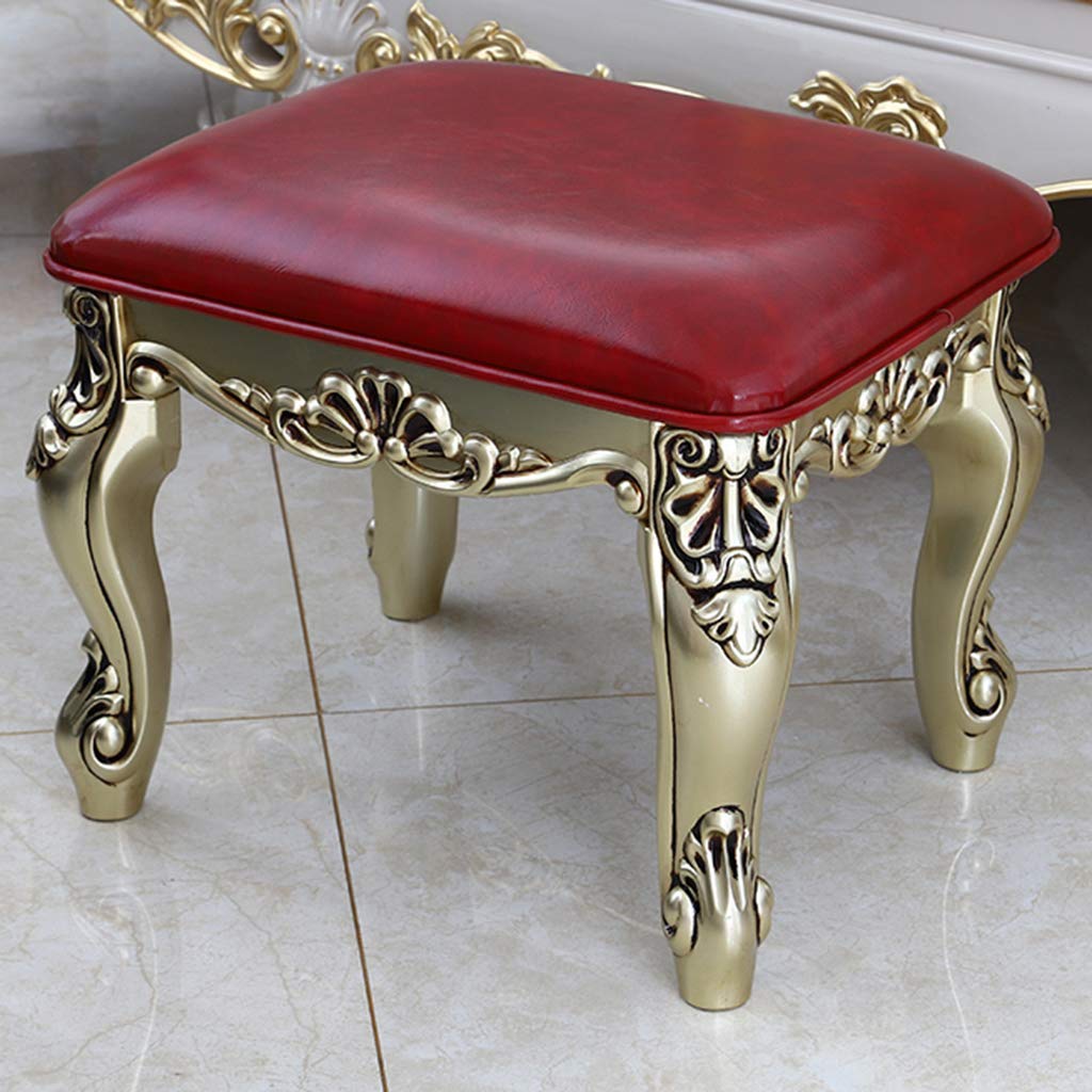 ZYIFAN Vanity Stool with Padded Seat & ABS Legs - Makeup Dressing Bench, Piano Stool for Bedroom - Easy Assembly - Perfect for Makeup Vanity, Dressing Table & Bedside Seating
