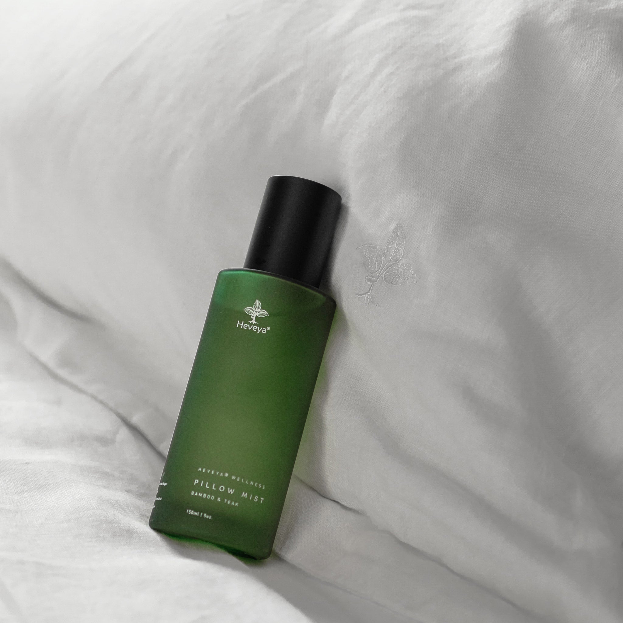 Heveya® Bamboo & Teak Pillow Mist - Natural Sleep Aid & Relaxing Aromatherapy Spray for Bedtime, Stress Relief & Better Sleep - Perfect for Bedroom, Travel & Meditation