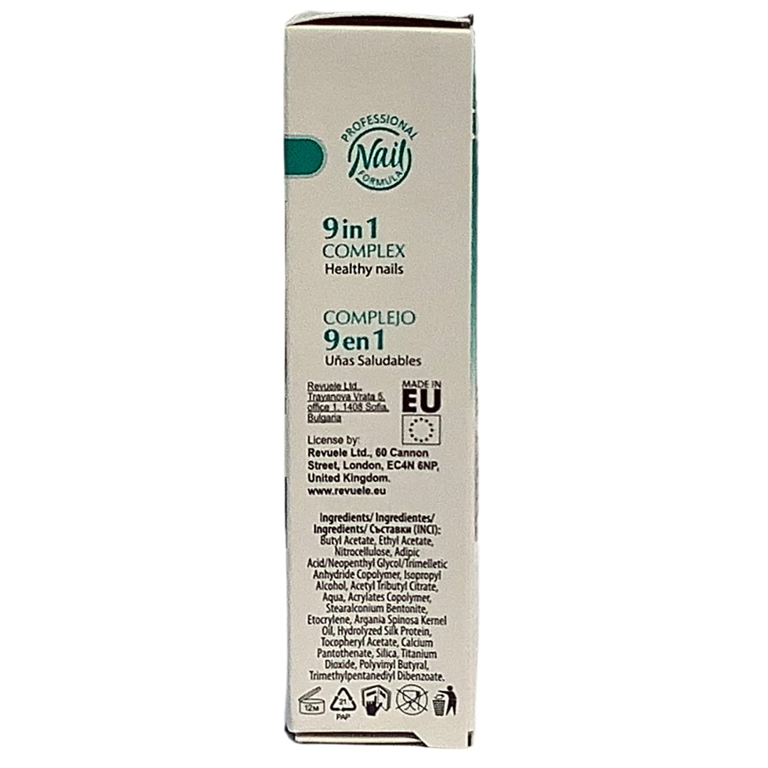 9 in 1 Nail Care Treatment - Concentrated Nourishing Gel for Softening & Strengthening Nails | Natural Nail Hardener | 10ml | Perfect for At-Home Manicures & Nail Repair