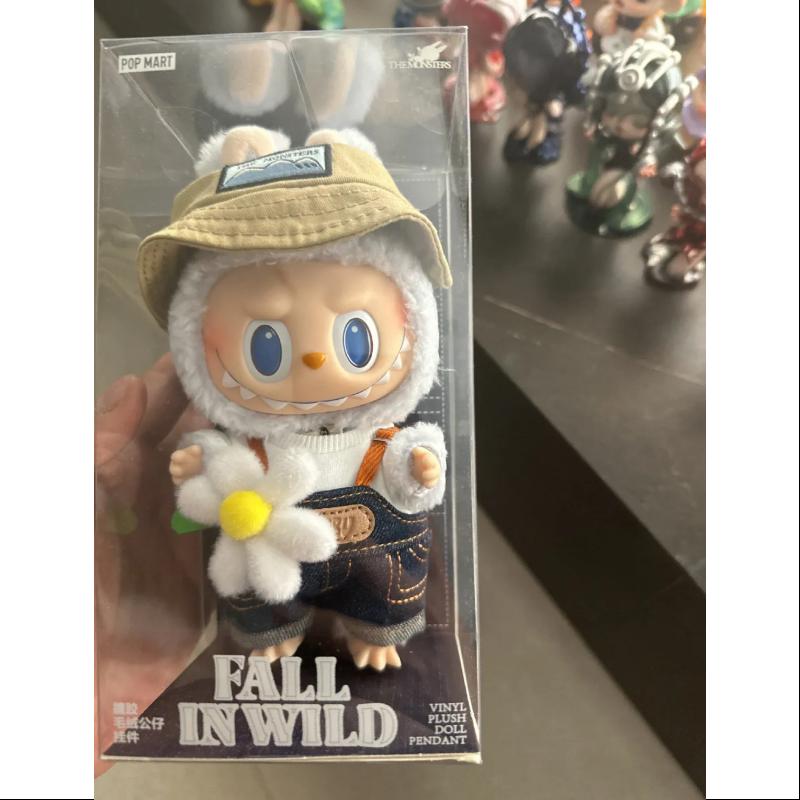 Labubu THE MONSTERS FALL IN WILD SERIES Limited Edition Vinyl Plush Doll with Pendant - Cute Collectible Toy for Anime Fans, Home Decor & Gift Idea
