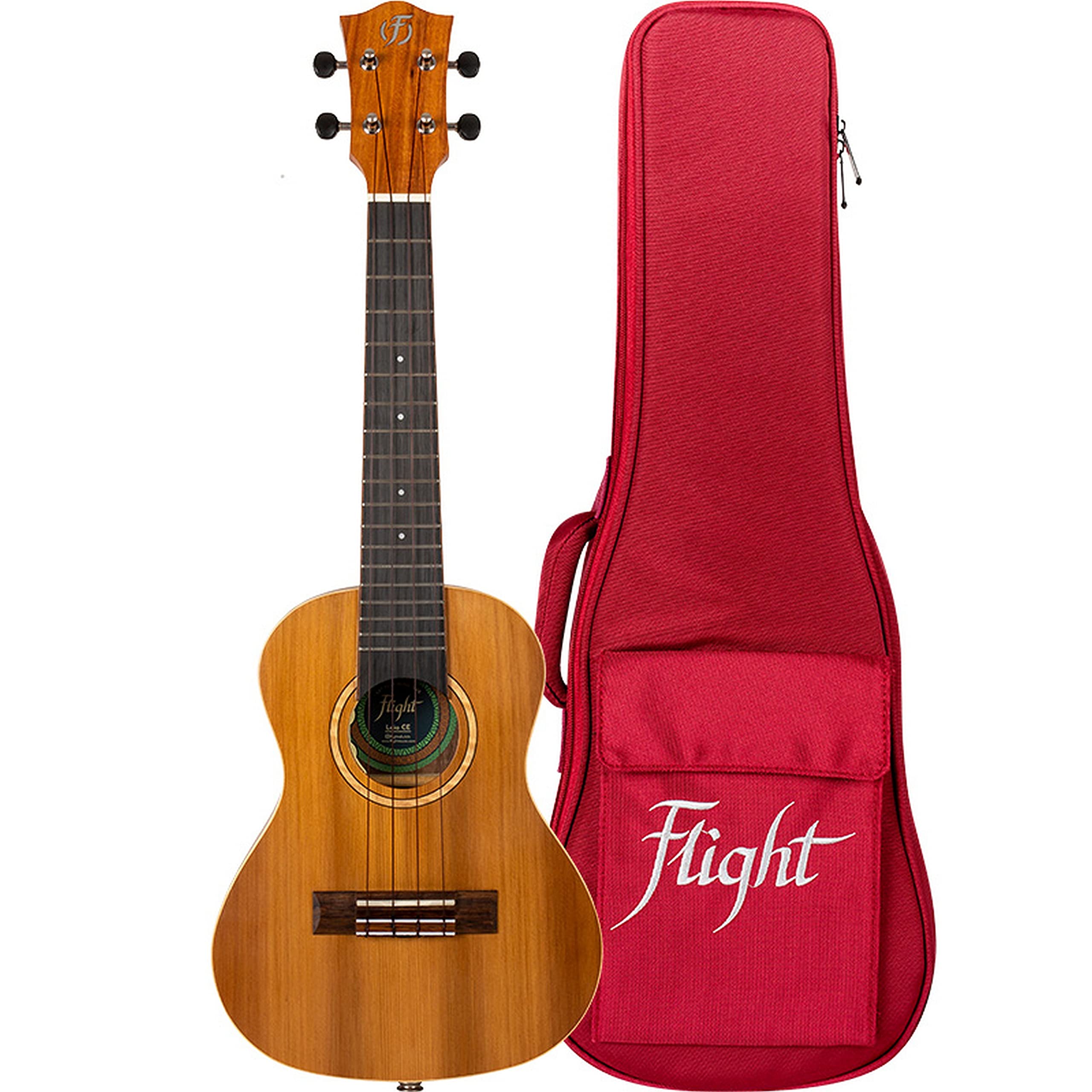 LEIA CE Concert Ukulele - 4-String Professional Flight Ukulele for Beginners & Adults - Perfect for Travel, Beach, Camping & Home Music Practice