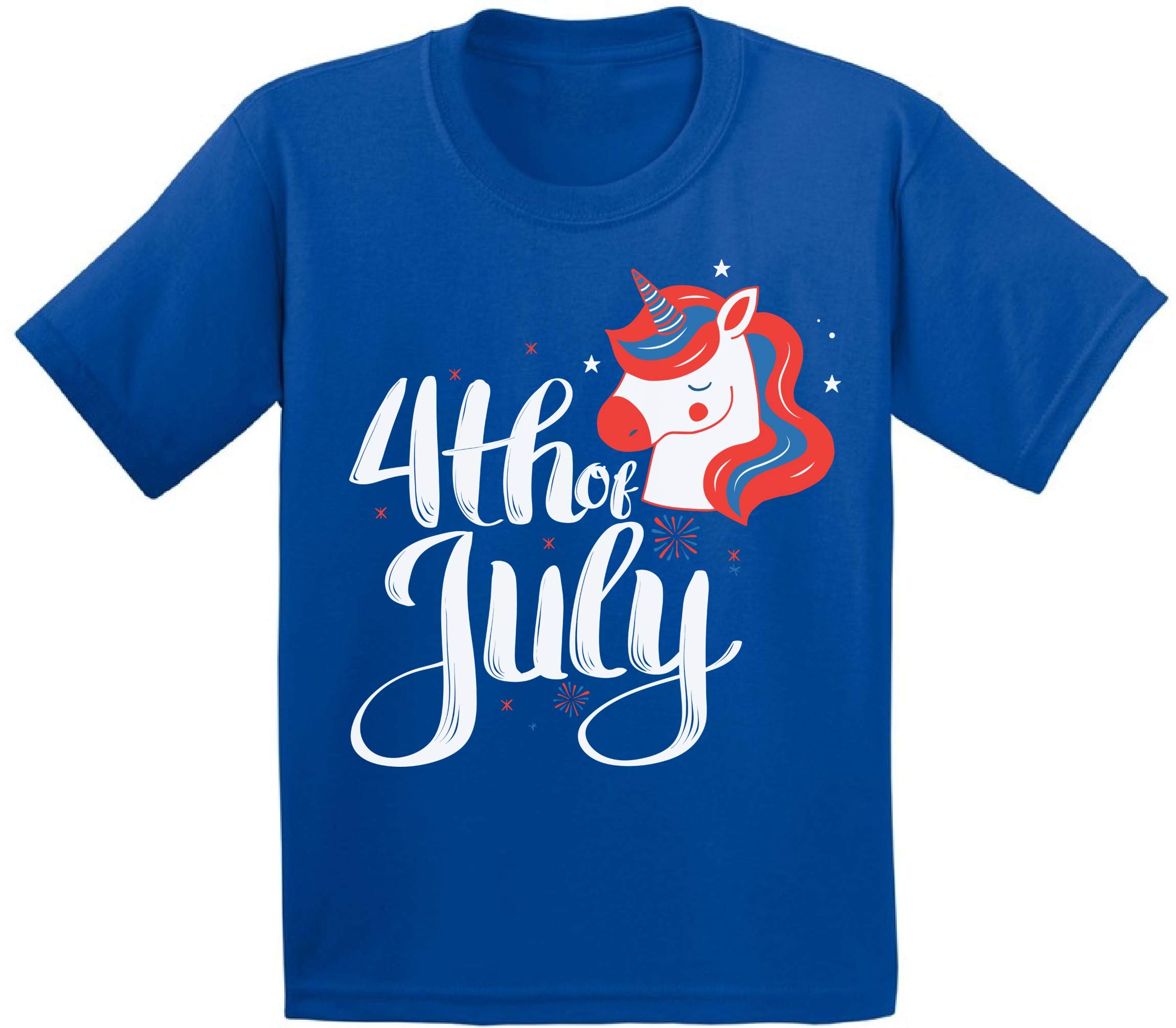 Awkward Styles 4th of July Toddler Shirt - Unicorn Graphic Tee for Boys & Girls - Patriotic Kids T-Shirt for Independence Day Celebrations, Birthday Parties & Summer Outfits