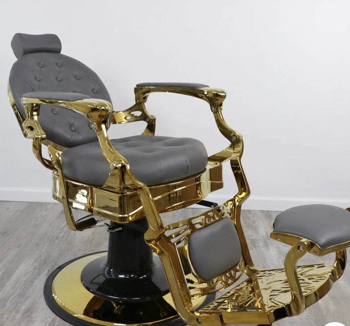 Professional Phoenix Barber Chair for Salon & Home Use - Heavy Duty Adjustable Styling Chair with Hydraulic Lift for Haircuts & Grooming