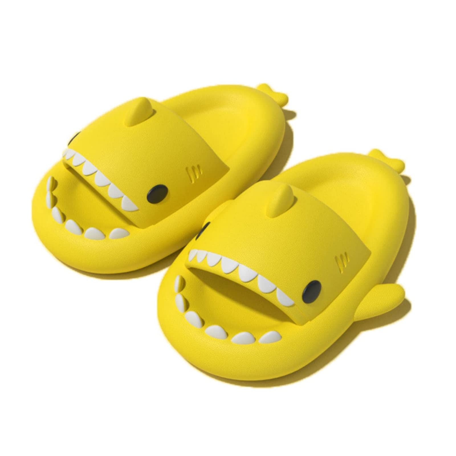 Anti-Slip Shark Slippers for Women & Men - Lightweight Open-Toe Slide Sandals for Shower, Beach & Casual Wear - Cute Novelty House Shoes with Comfortable Sole
