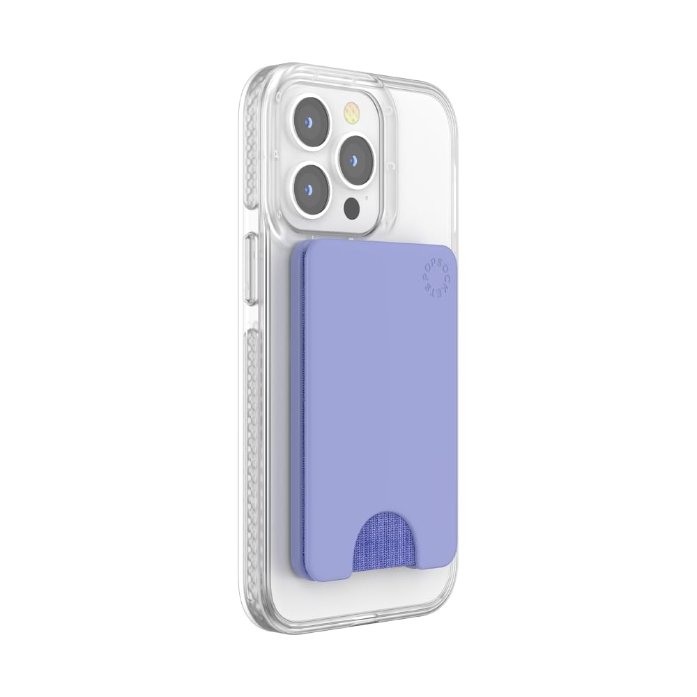 PopSockets Phone Wallet with MagSafe® - Slim Card Holder & Wireless Charging Compatible - Perfect for iPhone 12/13/14, Everyday Carry & Travel Accessories