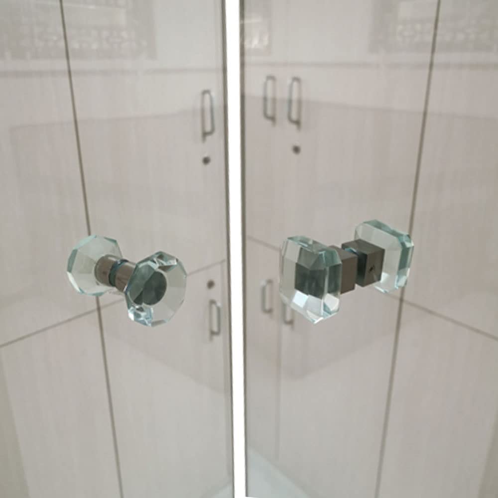 Glass Knob Handle - Crystal Cabinet Knob Handle for Doors & Furniture - Elegant Pull Handle for Kitchen Cabinets, Wardrobes & Drawers - Durable & Stylish Home Decor Upgrade