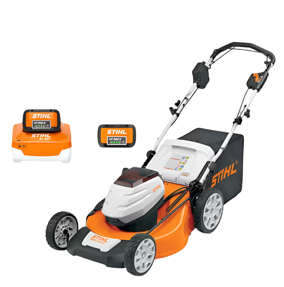 STIHL RMA 510 V Self-Propelled Battery-Powered Lawn Mower - Perfect for Residential Yards & Medium-Sized Gardens