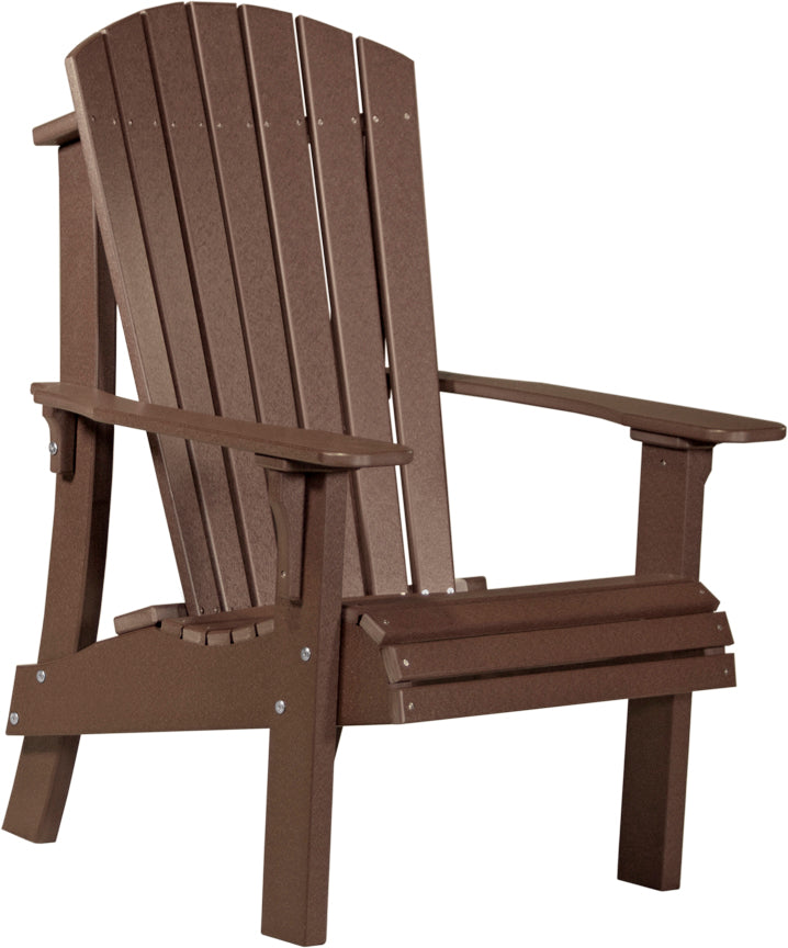 Premium Adirondack Chair - Heavy Duty Outdoor Patio Furniture, All-Weather Resin Wicker, Comfortable Lounge Chair for Garden, Poolside, Deck, and Backyard Relaxation