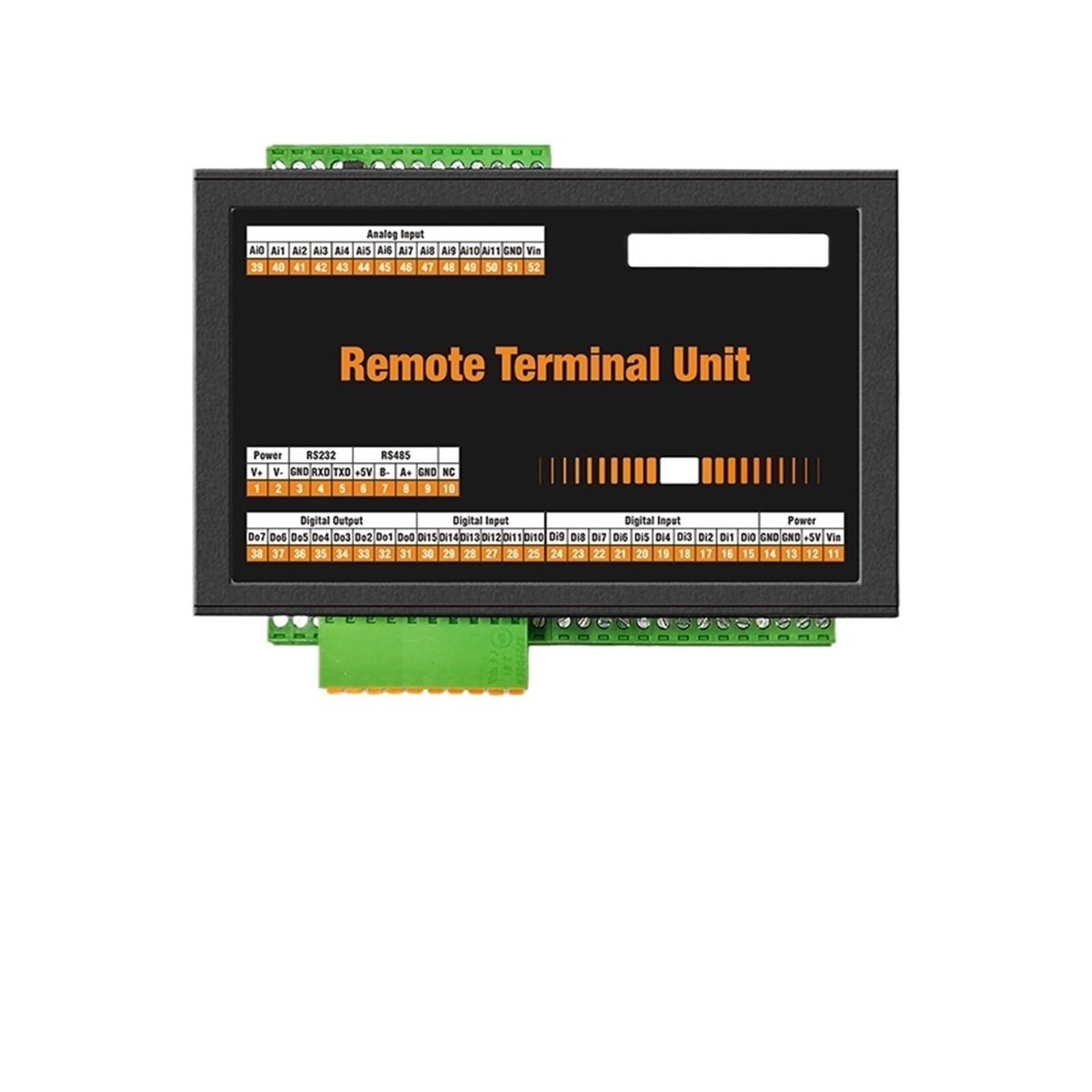 CWT7100 Series Ethernet Converter Server - RS485 RS232 Modbus RTU TCP IO Module (Color: CWT7100-CD04(R)) for Industrial Automation & Network Communication