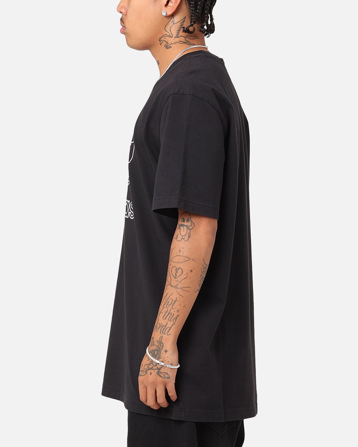 Adidas Originals Outline Trefoil Logo T-Shirt for Men - Black Cotton Casual Tee | Gym, Streetwear & Everyday Wear