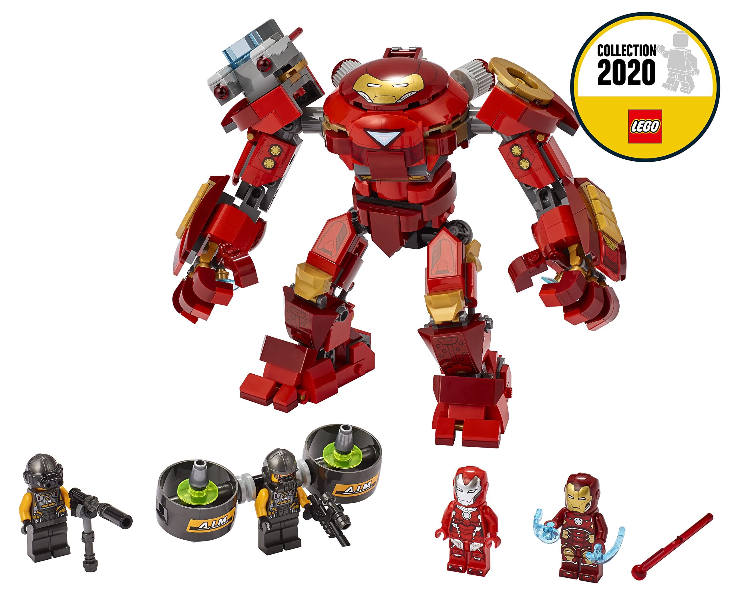 LEGO 76164 Iron Man Hulkbuster vs. A.I.M. Agent Super Heroes Building Set - Marvel Avengers Action Figure Toy for Kids & Collectors - Perfect for Playtime, Display & Gift Giving