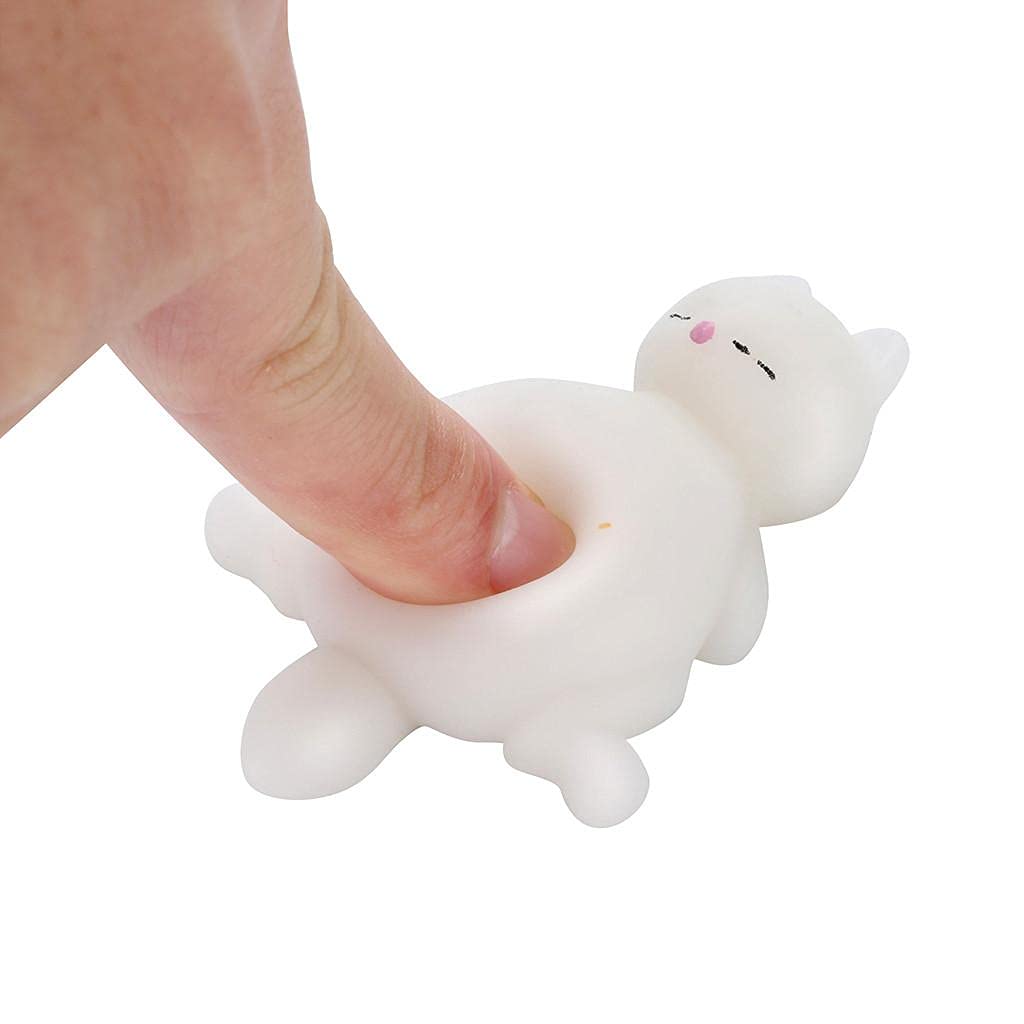 Celendi Mini Squishy Animal Stress Relief Toys - Kawaii Cat Squeeze Toys for Kids & Adults, Party Favors, Birthday Gifts, ADHD Autism Sensory Fidget Toys - Perfect for Classroom, Office, Travel and Anxiety Relief