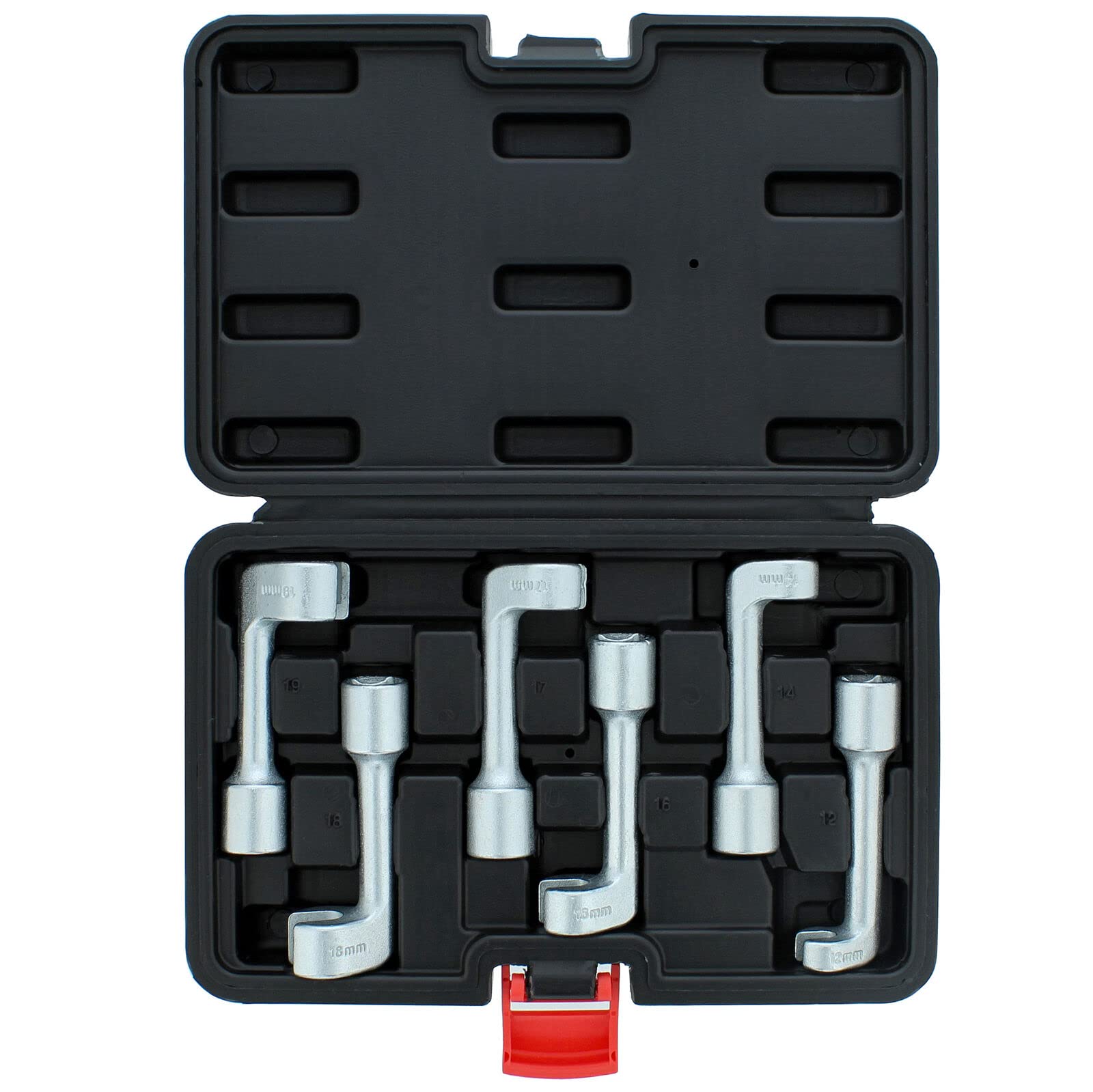 Diesel Injector Line Socket Set - 6pc Professional Fuel Line Wrench Kit for Diesel Engines | Perfect for Truck, Tractor & Heavy Equipment Repair