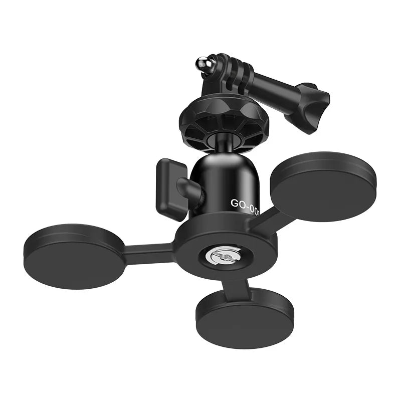 Ulanzi GO 001 Magnetic Mount for GoPro, DJI, Insta360 Action Cameras - Secure & Adjustable C016GBB1 - Perfect for Vlogging, Sports & Outdoor Adventures