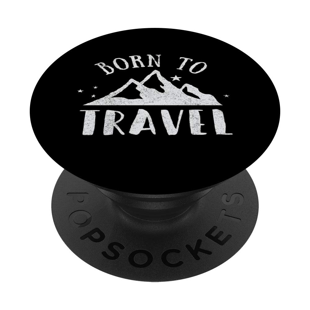 Born to Travel with Mountains and Stars - Premium Outdoor Adventure Gear for Hiking, Camping & Backpacking | Perfect for Nature Lovers and Explorers