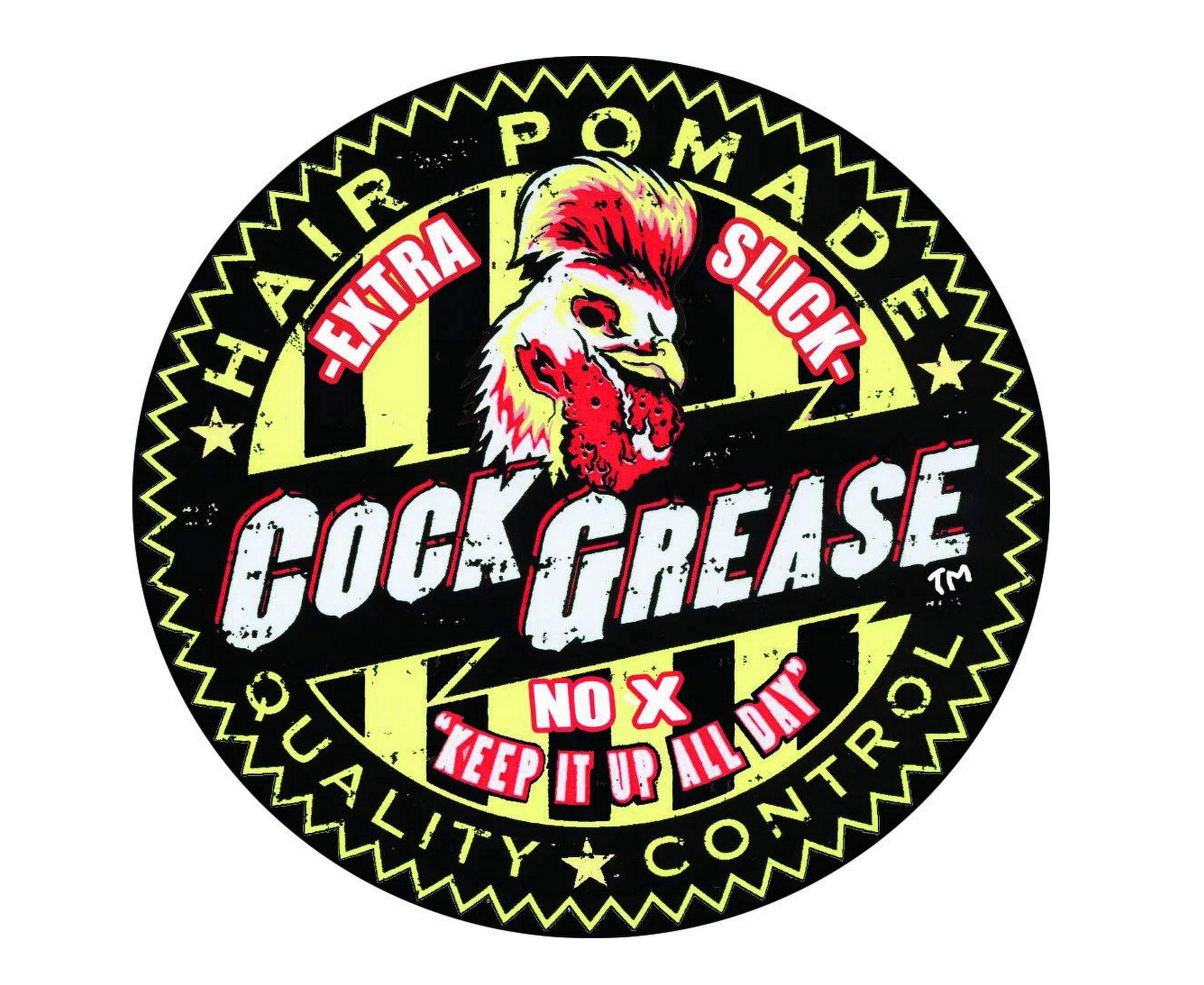 COCK GREASE Hair Pomade – Extra Slick & Shiny Hold All Day – 3.8 oz for Soft Hair, Business Looks & Wet Styles – Perfect for Work, Parties & Special Events