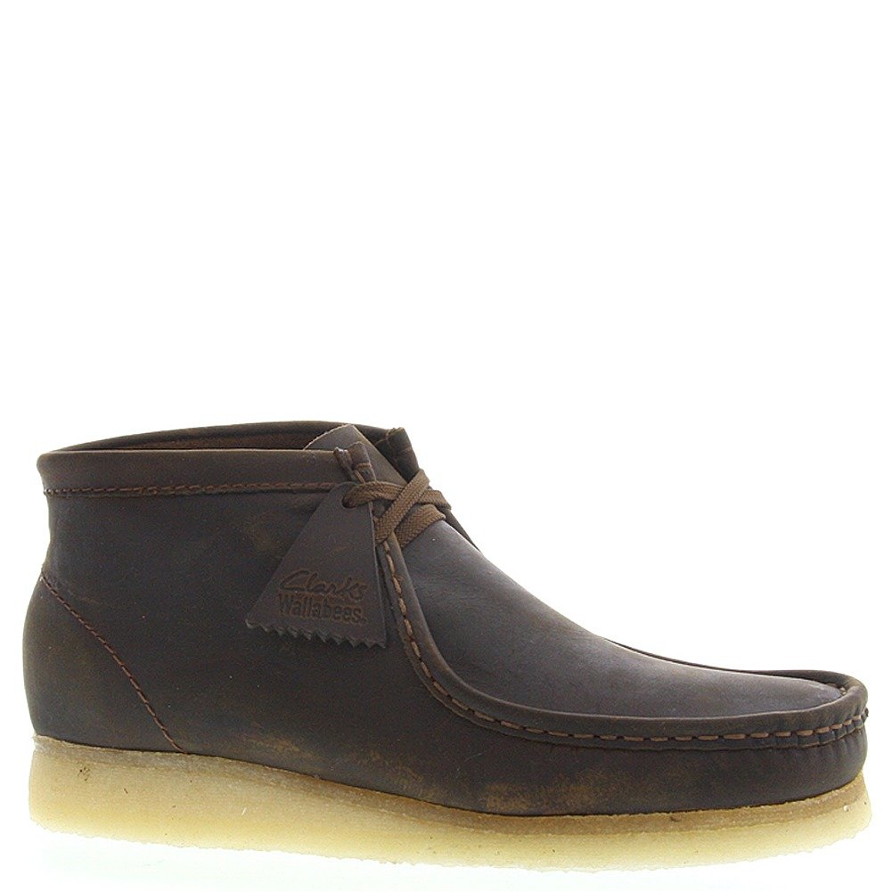 Clarks Men's Wallabee Boot - Classic Comfort Leather Chukka Boots for Casual & Work Wear | Perfect for Office, Travel & Everyday Use