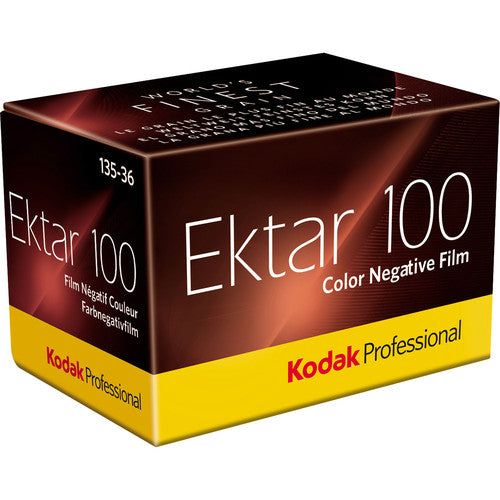 Kodak Professional Ektar 100 Color Negative Film - 35mm, 36 Exposures - Perfect for Landscape, Portrait & Travel Photography