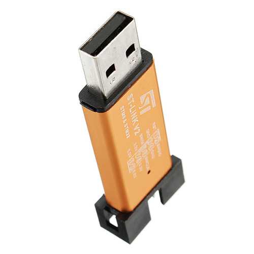 STM8 STM32 Programmer Debugger - XTW ST LINK V2 with 500mA Fuse Protection, 3.3V/5V Voltage, Aluminum Alloy Case & 20cm Dupont Wires - Perfect for Electronics Projects, Embedded System Development, and Microcontroller Programming