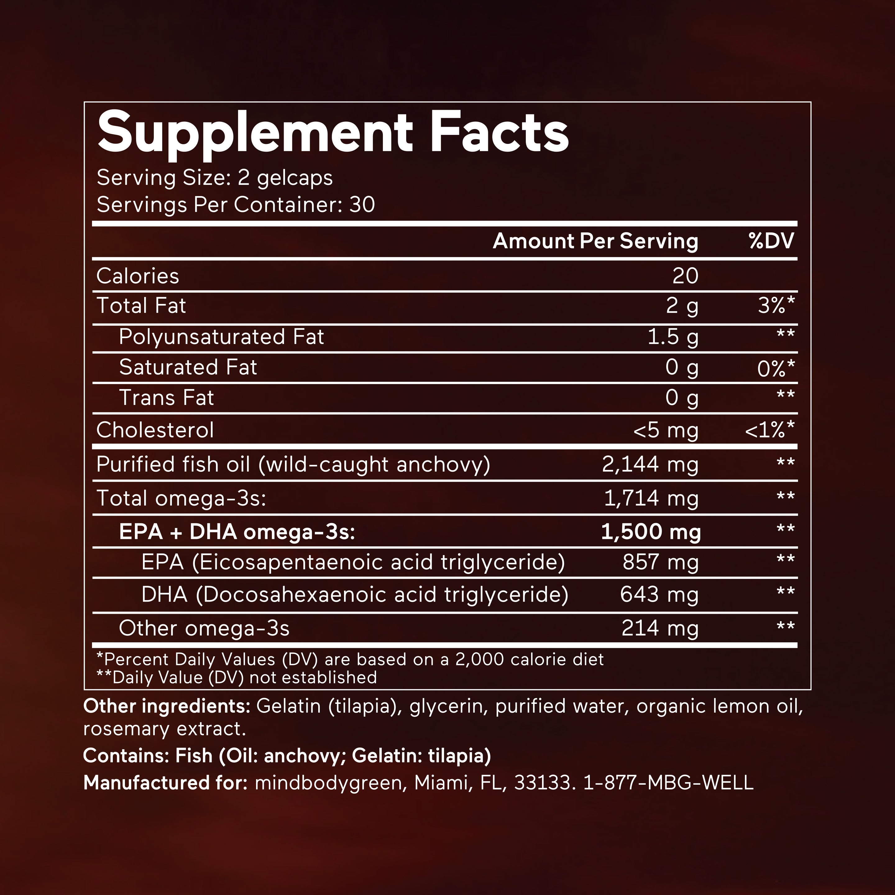 Omega 3 Potency+ Supplement - High Strength Fish Oil with EPA & DHA - Supports Heart, Brain & Joint Health - 3 Month Supply (Quarterly Subscription) - Perfect for Daily Wellness Routine & Active Lifestyle