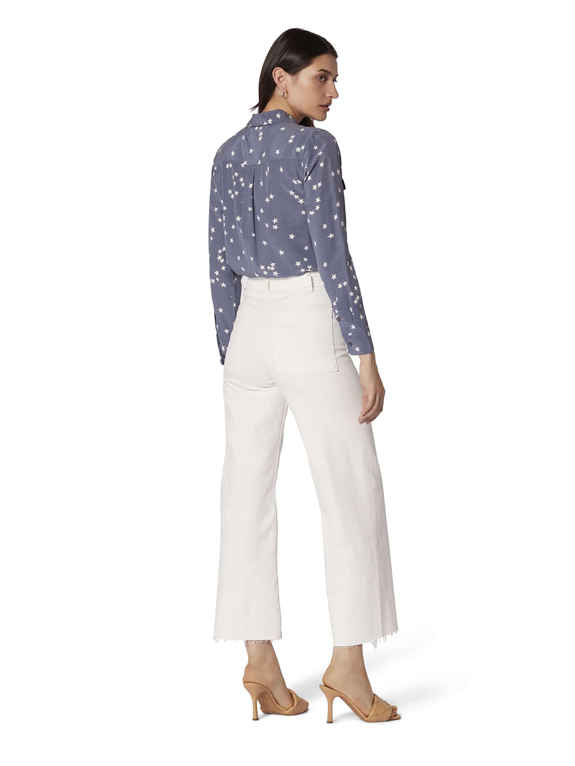 Women's Slim Silk Blouse - Elegant Office & Party Wear