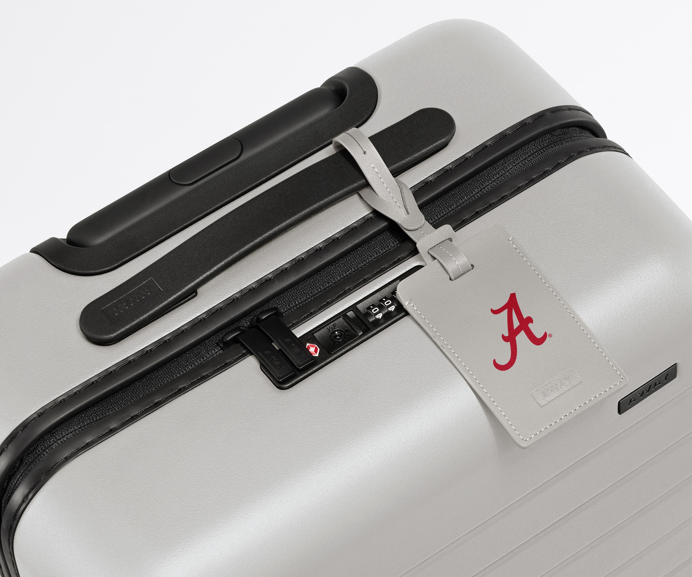 Official University of Alabama ® Collegiate Luggage Tag - Durable Personalized Travel ID for Backpacks, Suitcases & Gym Bags - Perfect for College Students, Alumni & Crimson Tide Fans