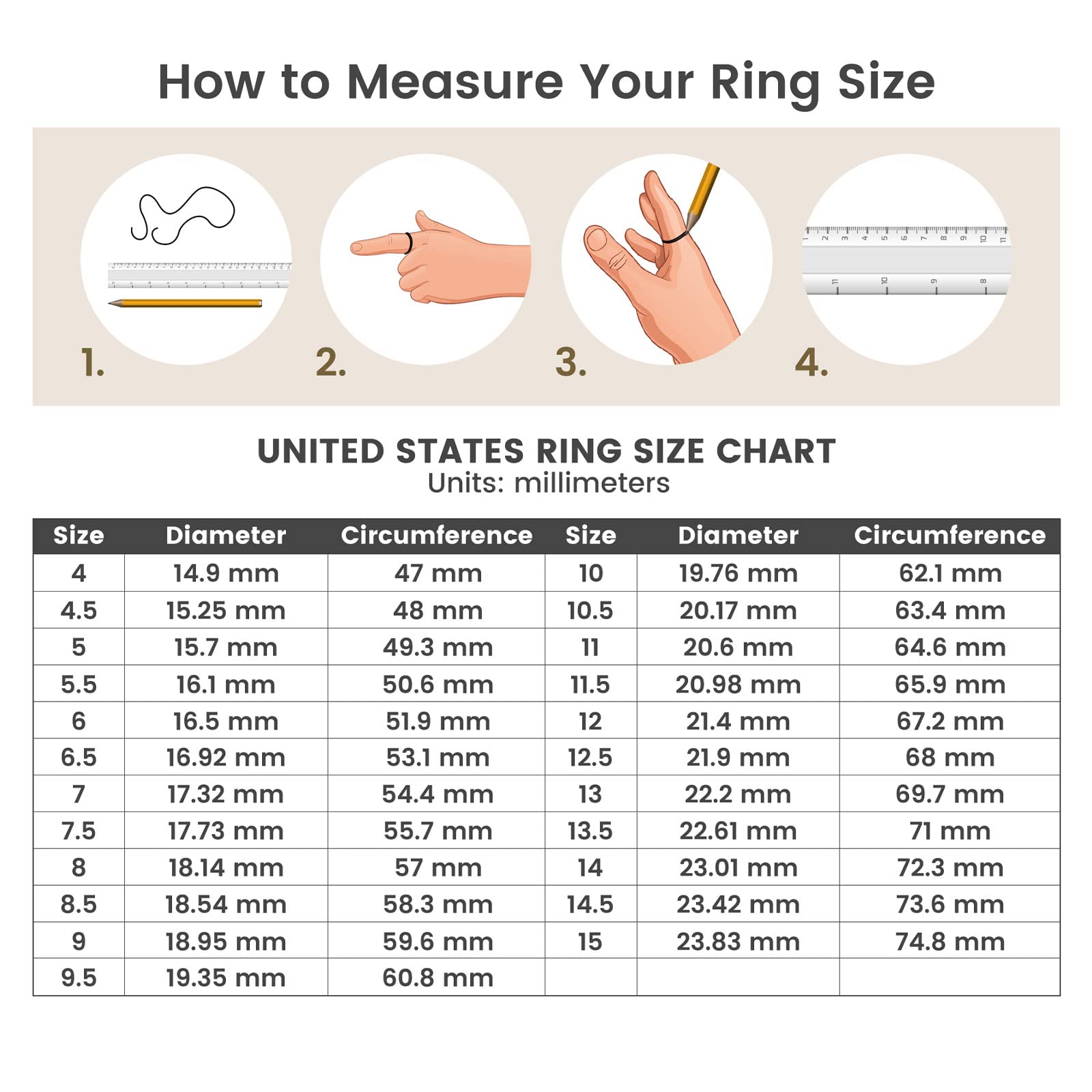 Personalized 10K 14K 18K Gold Mothers Ring with 2-4 Birthstones & Engraved Names - Elegant Jewelry Gift for Mom, Wife, Grandma on Mother's Day, Birthday, Anniversary | Perfect for Family Keepsake & Special Occasions