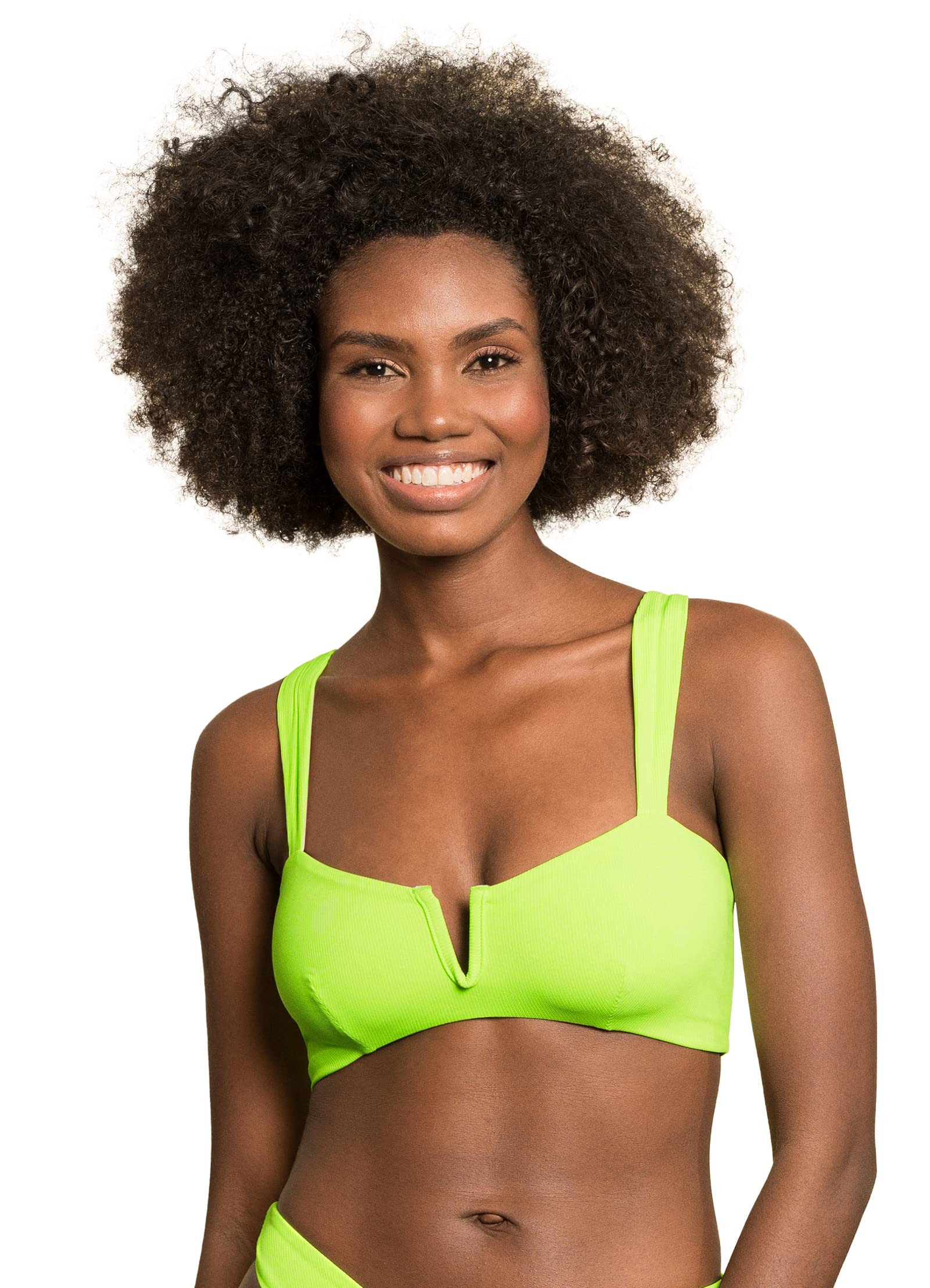 Maaji Women's V Wire Bralette - Comfortable Wireless Support Bra for Yoga, Lounge & Everyday Wear