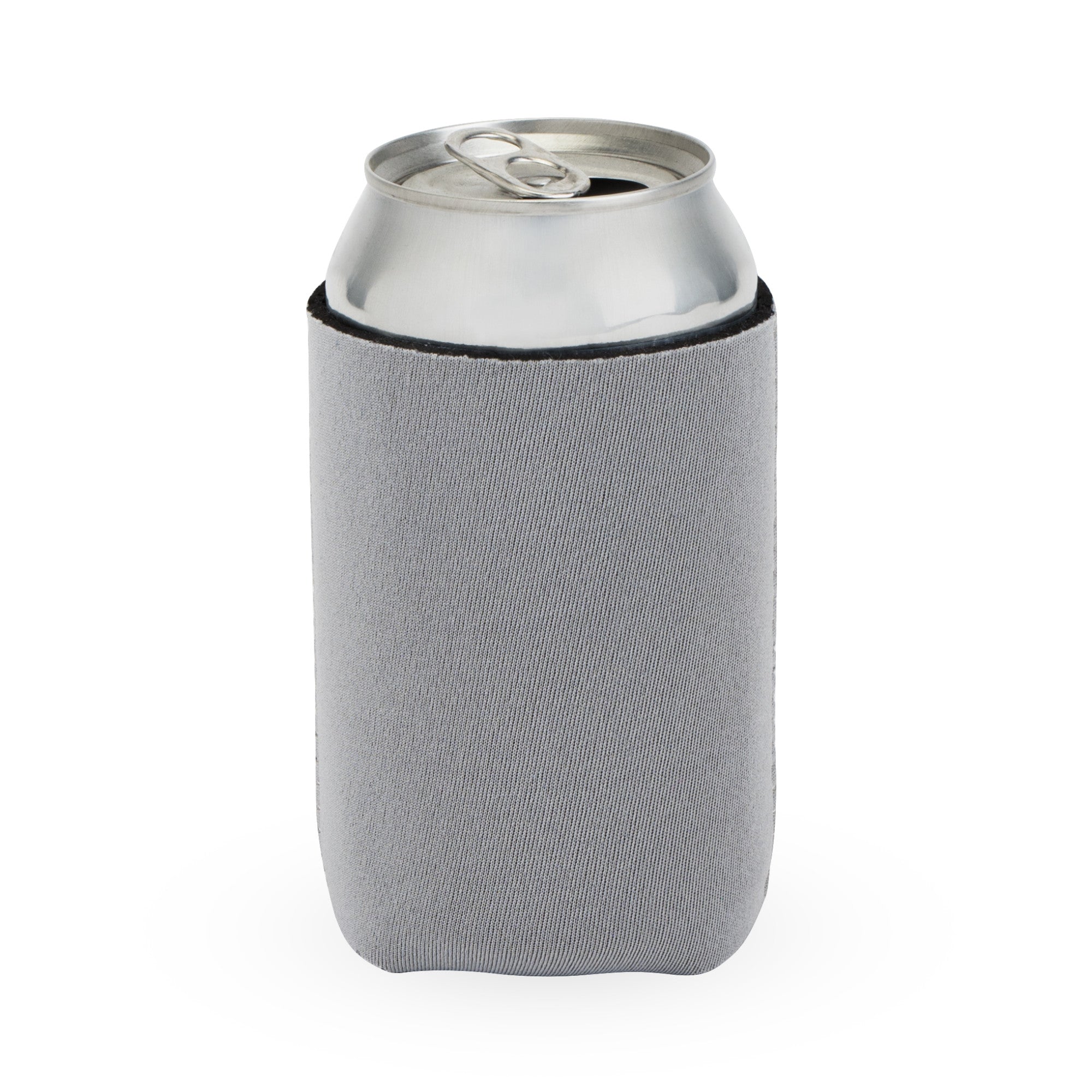 True Silver Neoprene Drink Sleeve - Insulated Beverage Holder for Coffee, Beer & Soda - Perfect for Office, Travel & Outdoor Activities