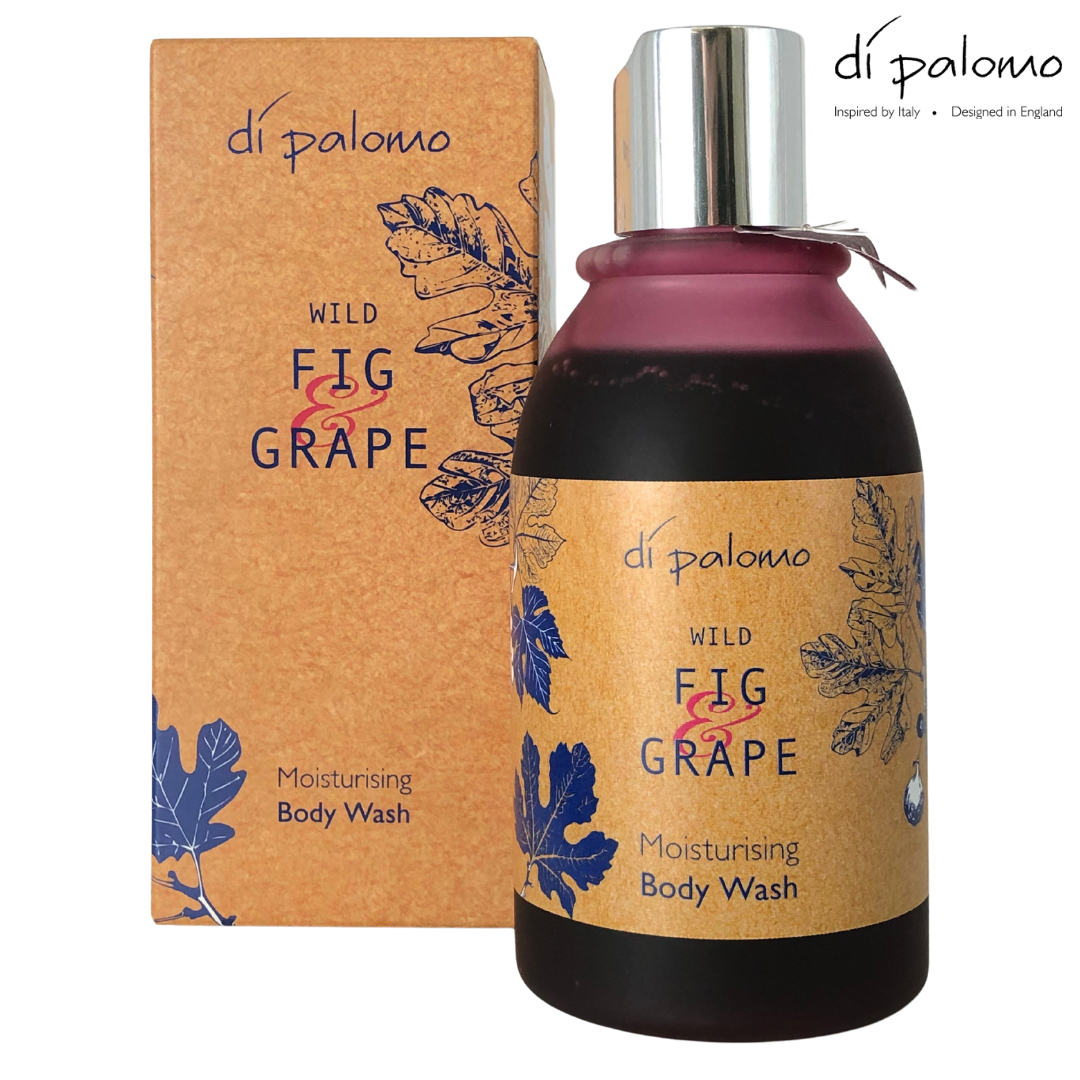 Di Palomo Wild Fig & Grape Scented Body Wash - 8.1oz (240ml) for Men & Women | Hydrating & Refreshing Shower Gel | Perfect for Daily Use & Spa Days