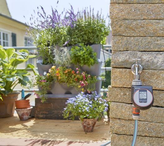 Gardena NatureUp! Basic Set Vertical 13150-20 - Vertical Garden System for Balcony & Small Spaces | Perfect for Growing Herbs, Flowers & Vegetables