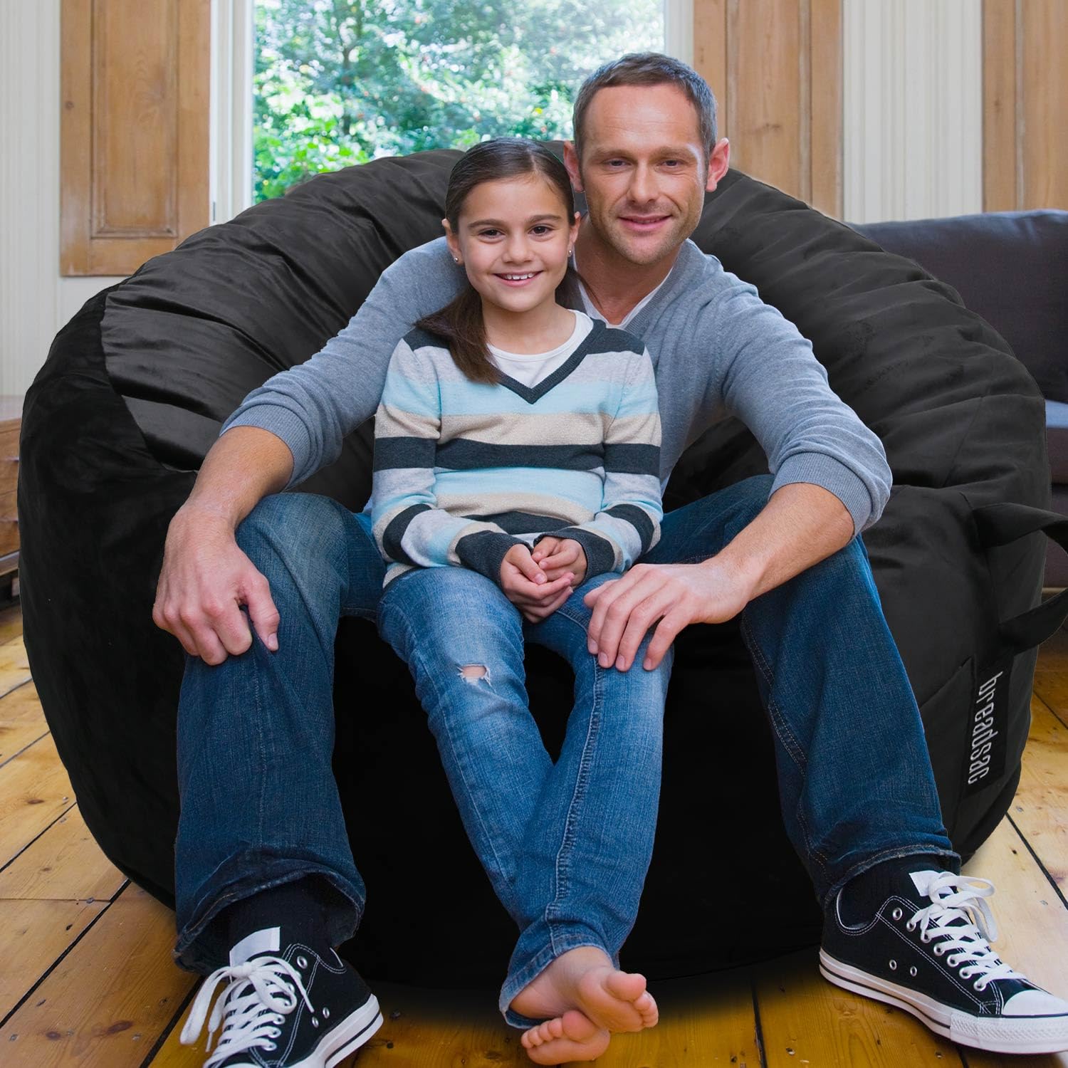 Premium Memory Foam Bean Bag Chair for Adults, Teens & Kids - Soft Velvet Lazy Sofa with Removable High-Rebound Cushion - Perfect for Living Room, Bedroom, College Dorm & Game Room Relaxation