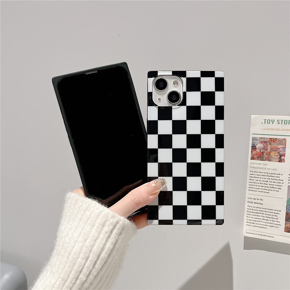 Cocomii Geometric Pattern iPhone 13 Pro Max Case (6.7 inch) - Glossy Rectangle Protective Cover with Checkered Design for Women, Men & Girls | Perfect for Daily Use, Work & Travel