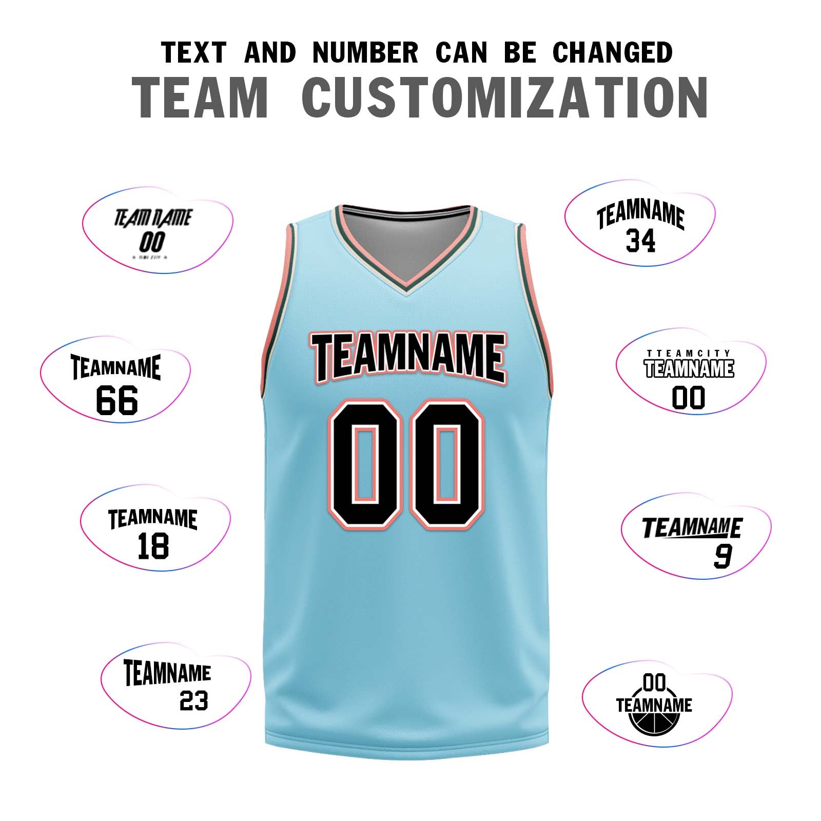 Custom San Antonio City Edition Reversible Basketball Jersey - Glacier Blue, Brown, Red | Personalized NBA Sports Jersey BBJ01R D0610 | Perfect for Games, Training & Fan Support