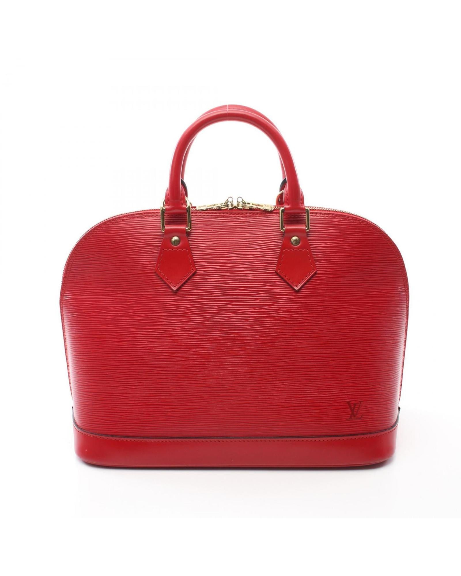 Louis Vuitton Alma BB Handbag - Monogram Canvas with Zip Closure - Perfect for Everyday Use, Work & Travel