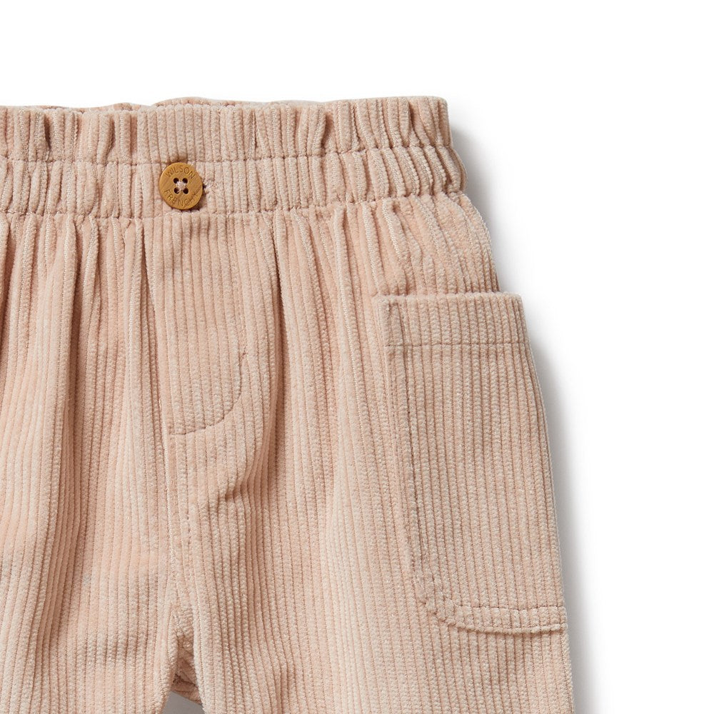 Organic Cotton Rose Print Cord Pants for Women - Comfortable & Stylish High-Waisted Trousers for Casual Wear, Work, and Outdoor Activities