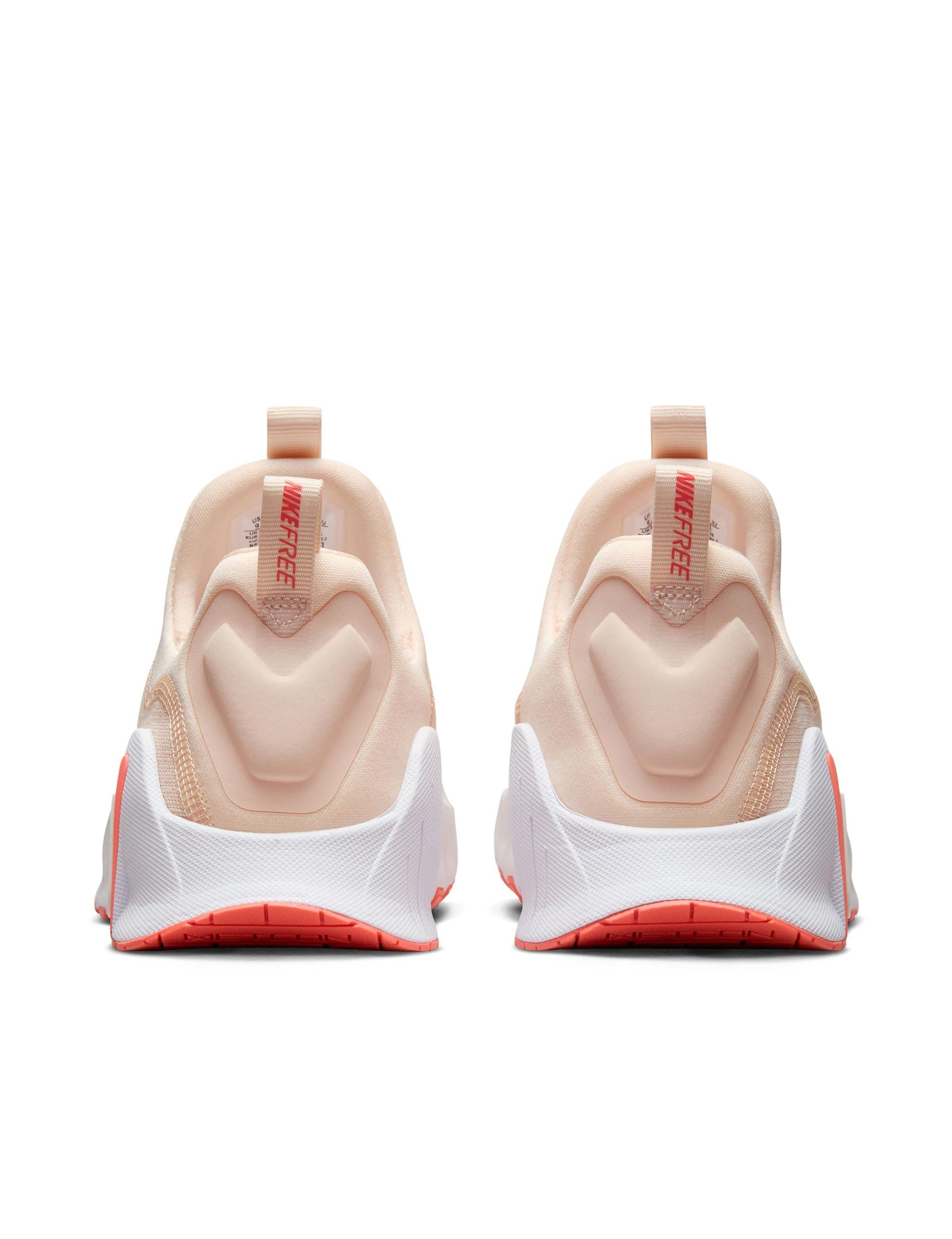 Nike Free Metcon 6 Training Shoes - Guava Ice/White/Light Wild Mango Color | CrossFit, Gym & Workout Shoes for Men & Women | Perfect for Weightlifting, HIIT & Functional Training
